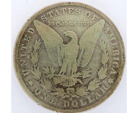 1882 American Morgan dollar. P&amp;P Group 0 (£5+VAT for the first lot and £1+VAT for subsequent lots) 