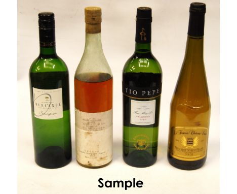 No. 20 Grande Champagne Cognac 1943, shipped by John Exshaw (one bottle) and eleven other mixed wines (twelve bottles).