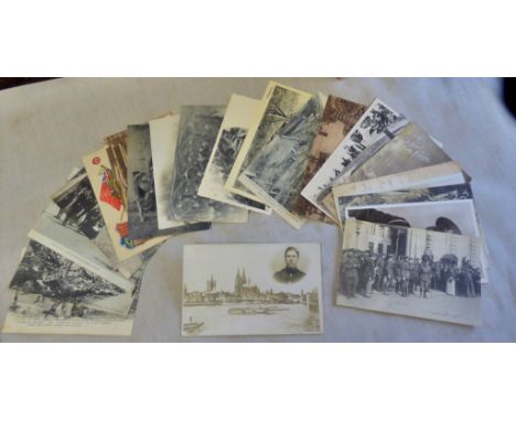 WWI - Good range includes fine RP portrait, Parades etc(25)