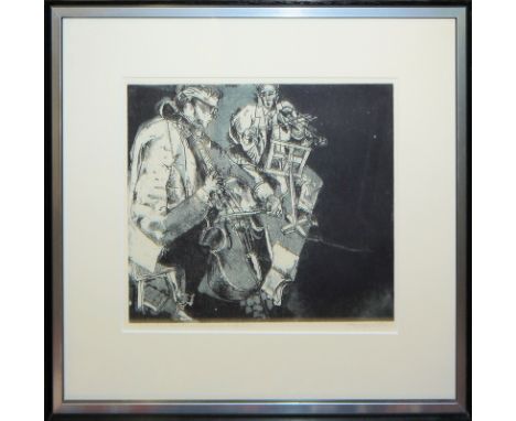 Eberhard Dänzer, Umfangreicher Künstlernachlass mit 4 Ölgemälden, 2 Aquarellen und über 100 Grafiken von 1957-1995, z.T. gera