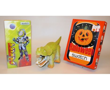 27 Pop Swatch Special Editions, seltene, z.T. limitierte Ausgaben für Clubmitglieder der 1980er/90er Jahre"Reichsapfel" von V