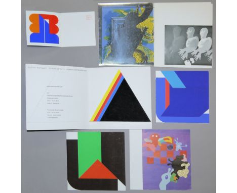Konvolut Kunsthefte u. sonstiges, u.a. HAP Grieshaber, Paul Klahn, Georg Karl Pfahler, mit OriginalgraphikZum Kunstpreis der 