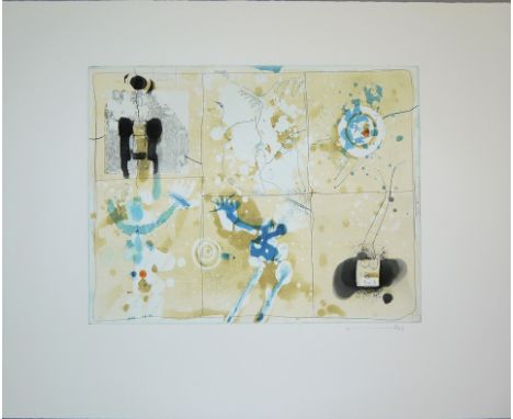 Armin Sandig, Figürliche Kompositionen, 4 handsignierte Radierungen/Lithographie, ab 1965Armin Sandig, 1929 Hof/Saale - 2015 