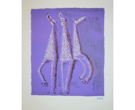 Marino Marini, "Aquarius", monogrammierte Farblithographie von 1978Marino Marini, 1901 Pistoia - 1980 Viareggio, italienische
