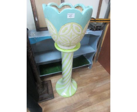 Plant stand + planter