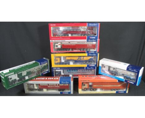 Eight Corgi limited edition collectables, authentic scale replica lorries for the discerning collector, all in original boxes