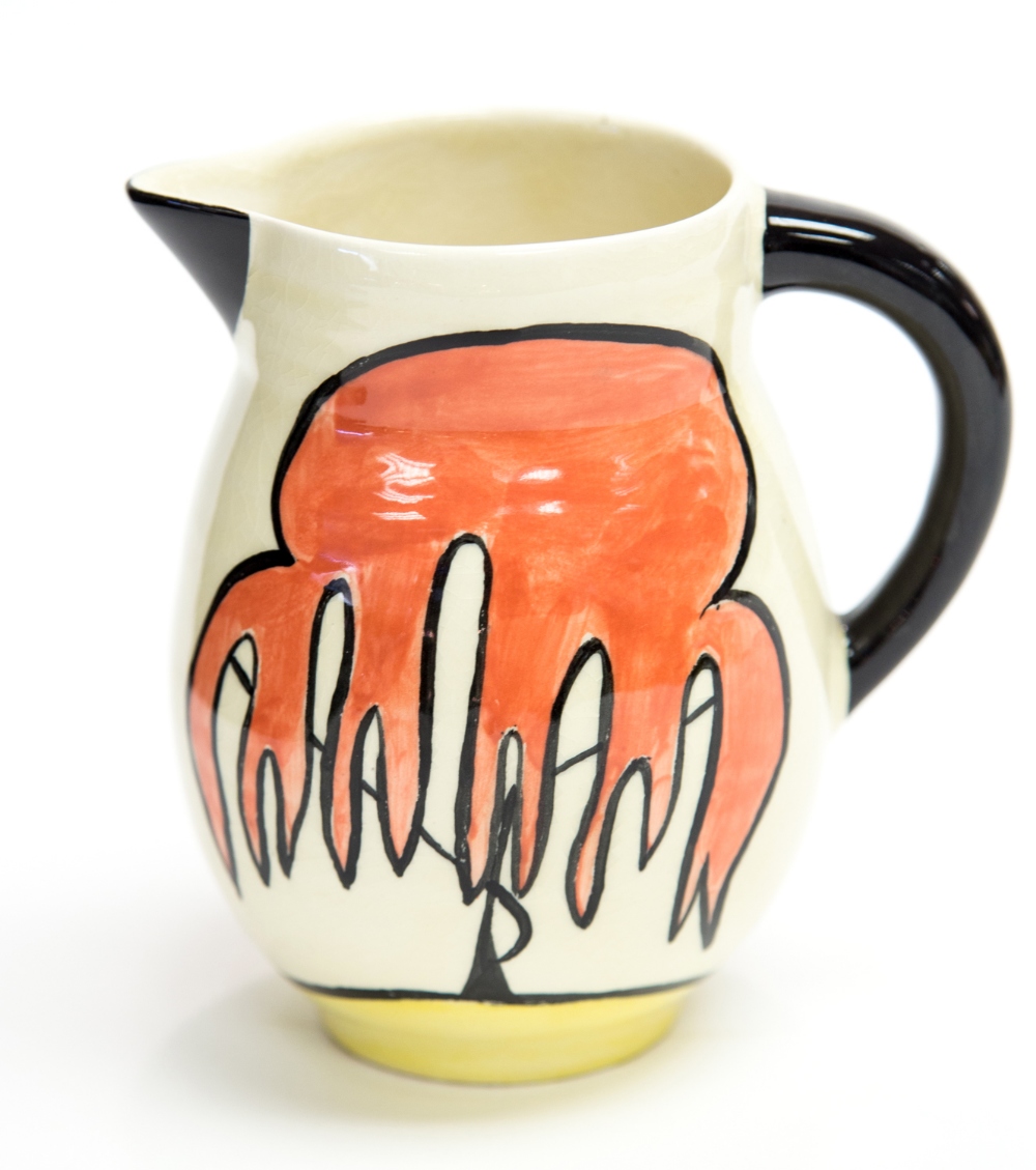 Lorna Bailey for Old Ellgreave Pottery, a jug in The Dingle Porthill