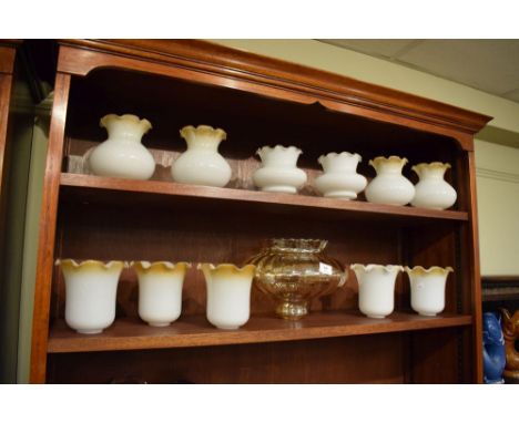 Quantity of glass light shades  