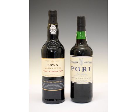 Port - Churchill Graham bottle of 22nd Special Air Service Regiment Vintage Port and Dows Master Blend Finest Reserve Port  