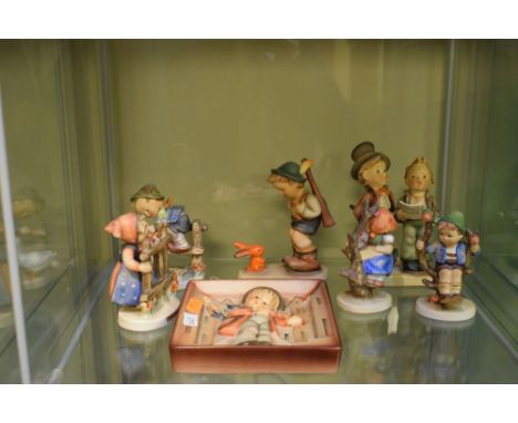 Quantity of Goebel Hummel figures, to include Apple Tree Boy, Apple Tree Girl, Signs of Spring etc  