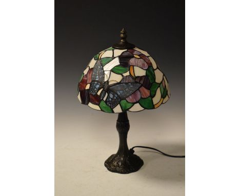 Modern Tiffany-style table lamp, 39cm high  