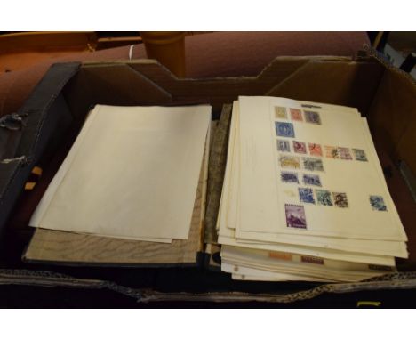 Stamps - Large collection of assorted UK and Foreign stamps to seven albums, four boxes plus loose, together with sundry firs