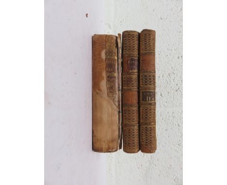 YORICK, Mr - A Sentimental Journey through France and Italy - two vols, 1768, first edition, together with the second edition