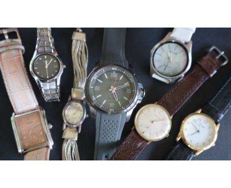A gentleman's Citizen Eco-Drive W.R 10 Bar wristwatch together with a Rotary wristwatch and a collection of wristwatches