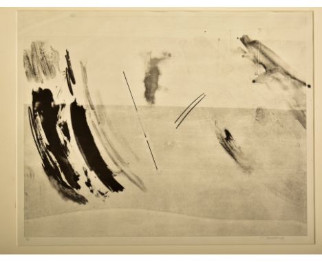 Steve Barraclough (Irish, 1953-1987) - Untitled 1982 - A 20th century artist proof lithograph print on paper. Signed in penci