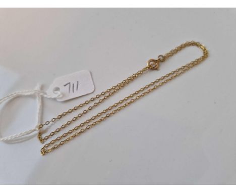 A neck chain 17 INCH 9ct 1.2 gms