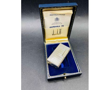 A cased DUNHILL lighter