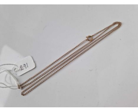 A neck chain 9ct 20 inch 2 gms