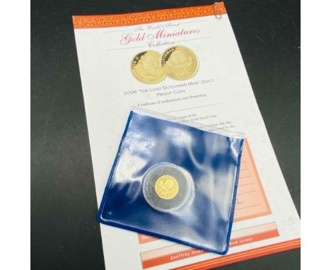 Small Pure Gold Proof Coin