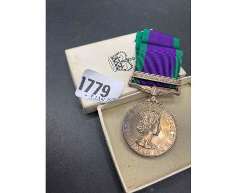 General Service Medal Northern Ireland 24302184 SPR J E Miller RE 