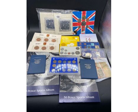 UK coin sets and accessories