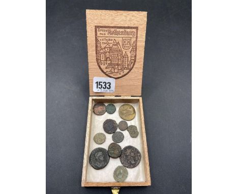 Interesting box of Roman &amp; Ancient coins