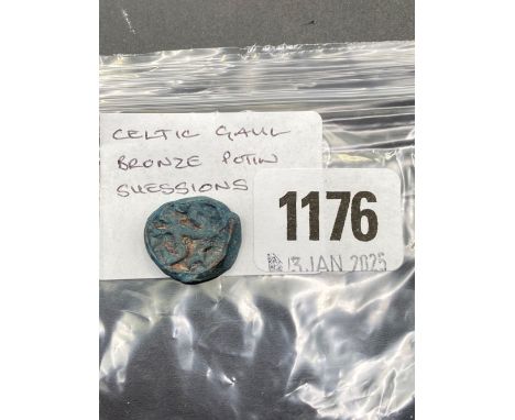 Celtic Gaul bronze Potin Suessiones