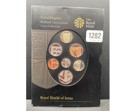 Royal Munt 7 coin collection Royal Shield of Arms