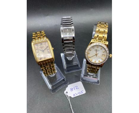 Three ladies ROTARY wrist watches