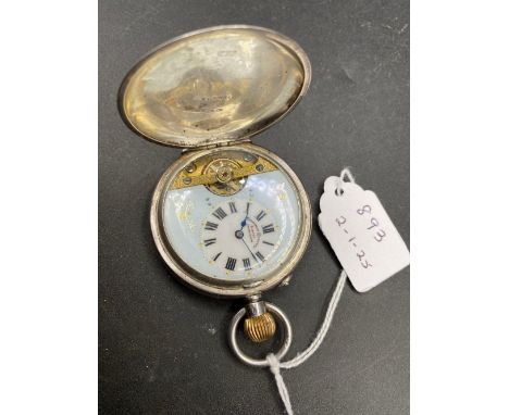 A Silver Hebdomas Gents Pocket Watch