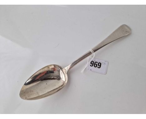 Georgian  O E pattern Newcastle tablespoon 1796 By I W 58gms