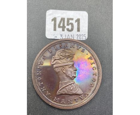 Italy copper medal