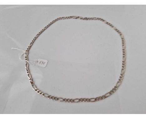 A gents silver chain 23 inch