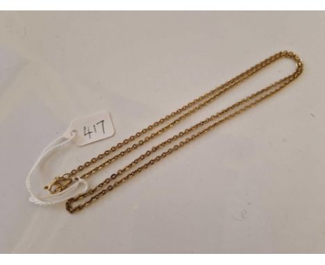 A 9ct neck chain 24 inch 6.2 gms