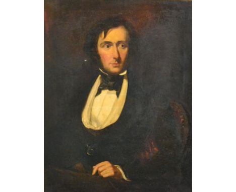 Attributed to Simon Jacques Rochard (1788-1872)  Portrait of George Rennie of Fantassie, three quarter length   Oil on canvas