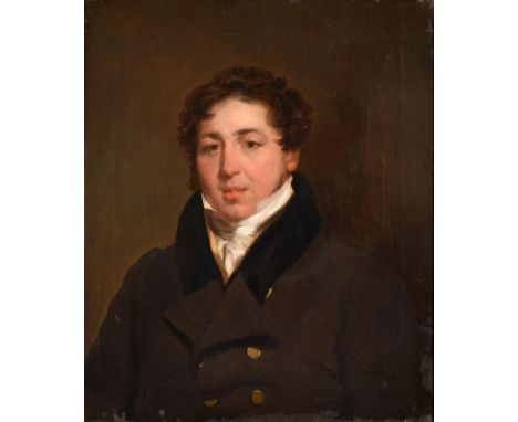 Circle of Sir Thomas Lawrence (1769-1830) Portrait of a young gentleman believed to be Pendrew Ben Glever  Oil on canvas, 74c