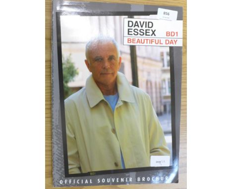 David Essex signed 2006 Tour brochure with ticket 