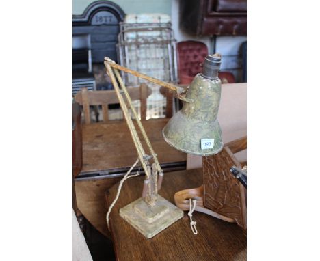 An usual painted 1940's Anglepoise lamp by Herbert Terry, sold as a collectors item 