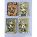 Four 19th and early 20th Century Spaldings Official Baseball Guides