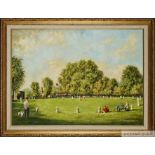 Norman A Olley, East Molesey Cricket Club, August 1954,