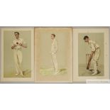 Three Spy Vanity Fair autographed prints