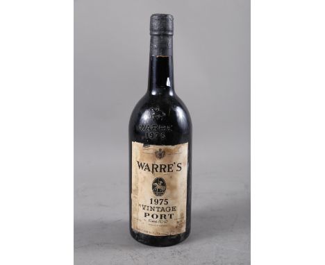 A bottle of Wares 1975 Vintage Port 