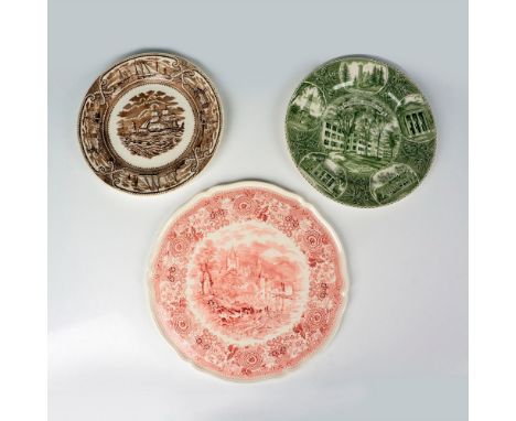 3 Plate collection includes: Villeroy &amp; Boch Round Charger: A stunning 12.5" diameter plate in Burgenland Red, showcasing