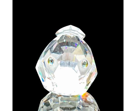 Lead crystal part of In A Summer Meadow collection and is made with jet crystal eyes and frosted crystal beak. Swarovski etch