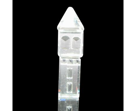 Part of the Silver Crystal City collection. Clear crystal detailed building. Swarovski backstamp. 7474000022. This item has i