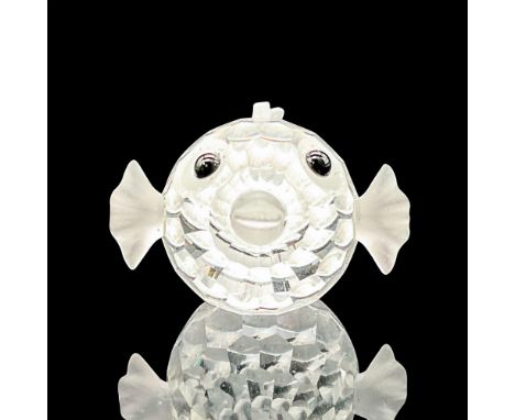 Lead crystal part of the South Sea collection and is made with frosted crystal fins and jet crystal eyes. Swarovski etched ba