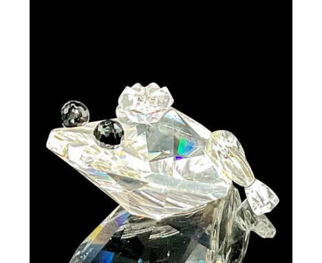 Part of the Beauties of the Lake collection; variation 2. Clear crystal body with black eyes. Swarovski marking. This item ha