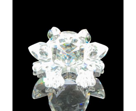 Part of the In the Secret Garden theme. Clear crystal body with green crystal eyes. Swarovski backstamp. 7642000001. This ite