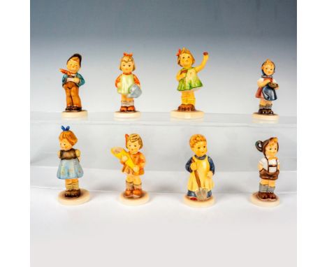 This enchanting collection of Hummel figurines includes Sweet Offering, Two Hands One Treat, Nature's Gift, Lucky Fellow, For