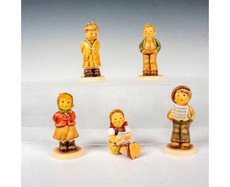 A set of 5 whimsical figurines that capture the essence of youthful joy through singing children and musical harmony. Goebel 